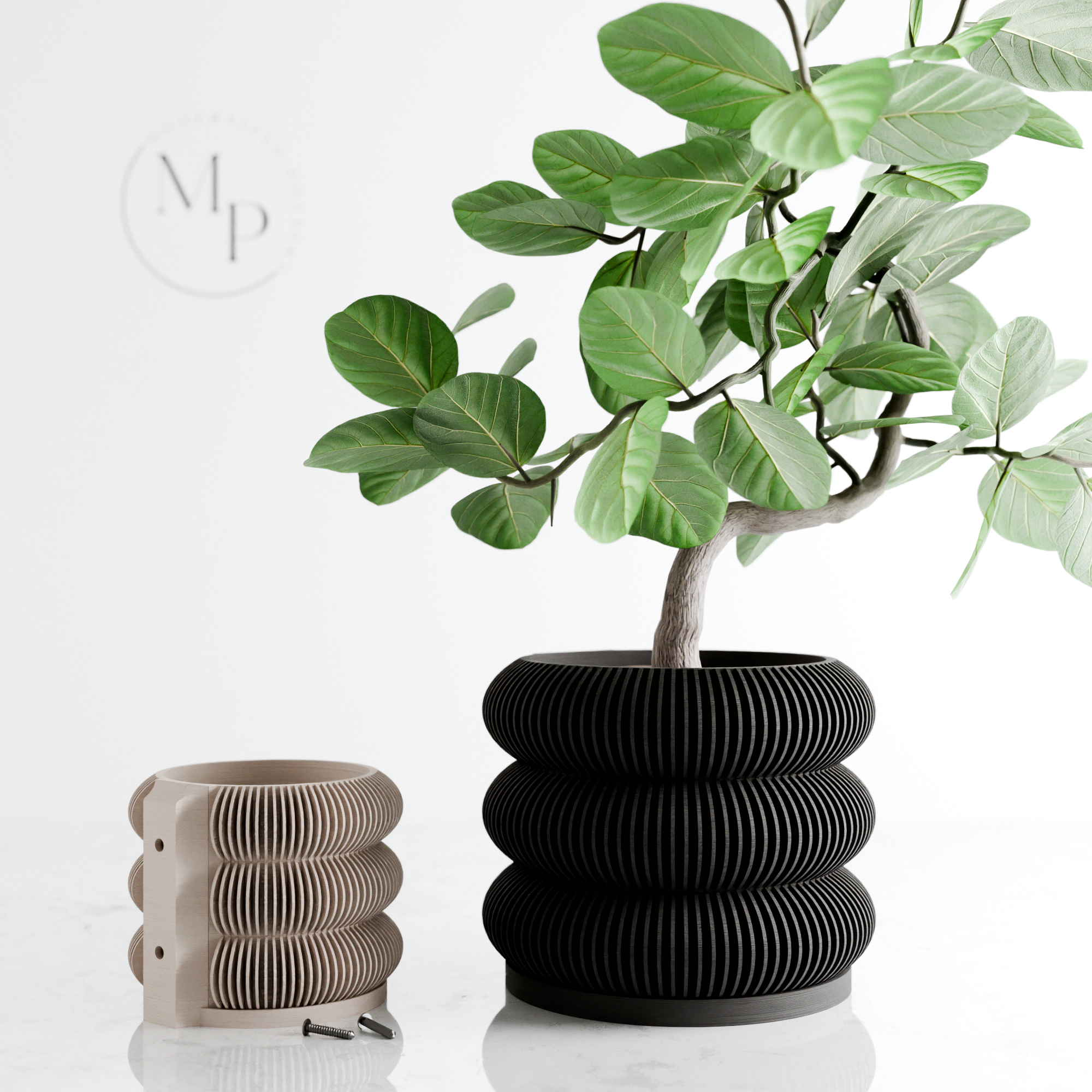 Wall Planter - Triple BUBBLES
